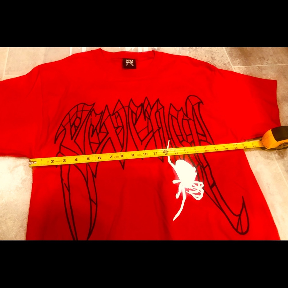 🔥Revenge Clothing 🔥Spider Arch SS T-Shirt-Puff Print🔥Measurements in Photos🔥 - Picture 9 of 15